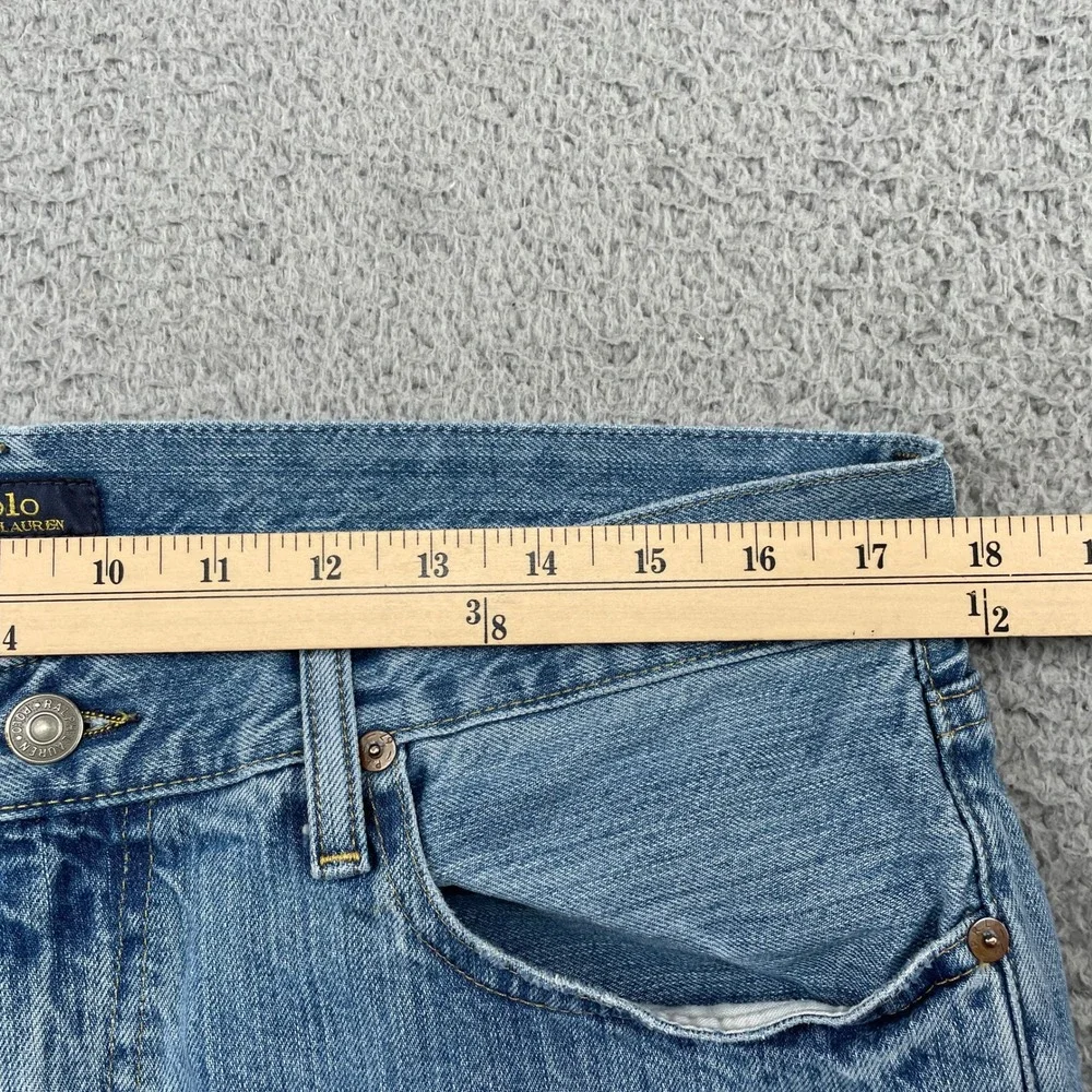 Polo Ralph Lauren Jeans Mens 34/34 Blue Varick Slim Straight Denim Pants